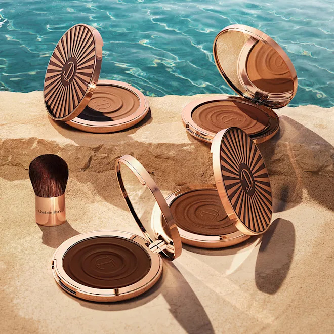 Вологостійкий крем-бронзер для обличчя та тіла Charlotte Tilbury Beautiful Skin Sun-Kissed Glow Bronzer AWARD WINNING!